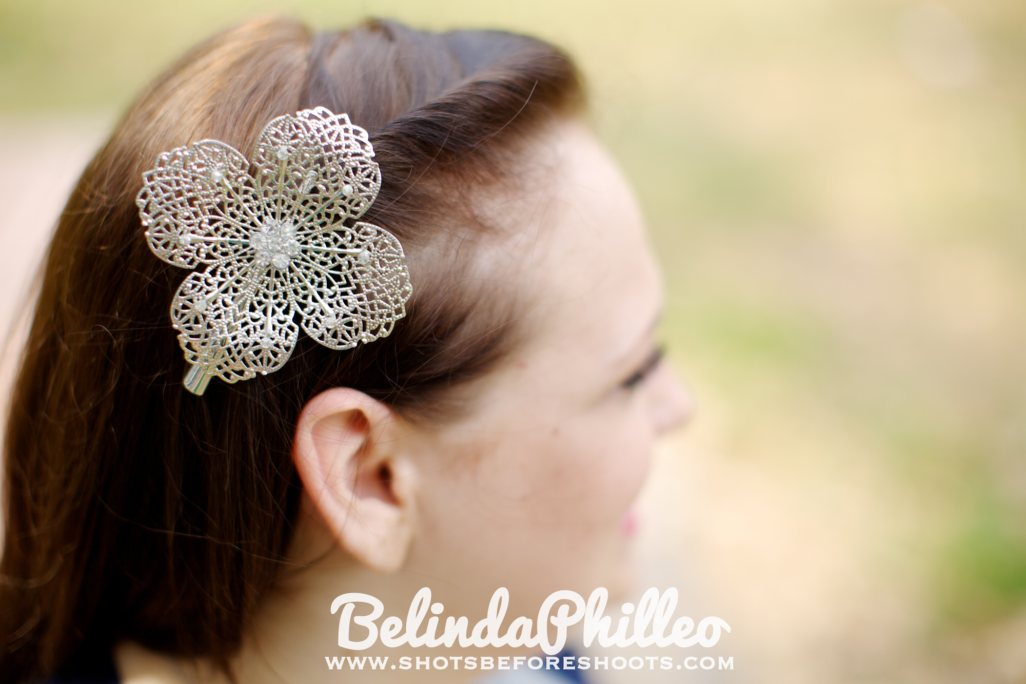 bridal hair piece