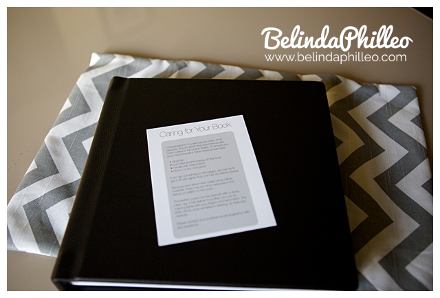 handmade leather wedding album