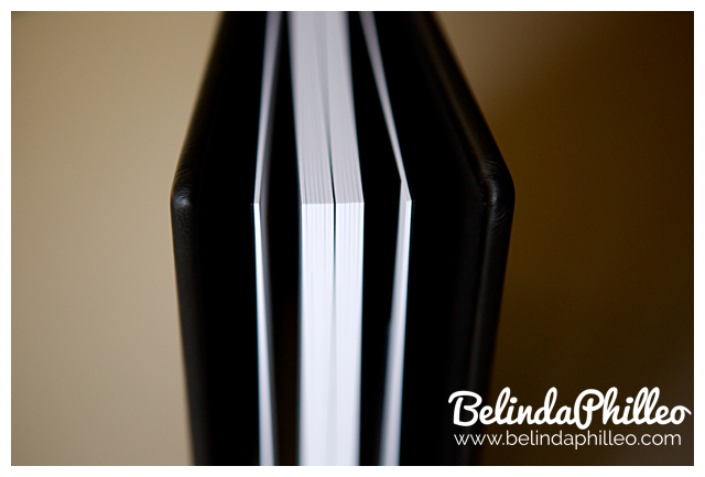 handmade leather wedding albums