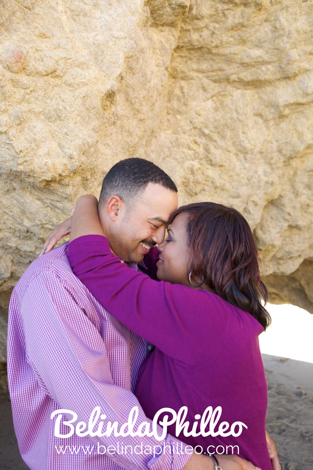 romantic kiss on the beach