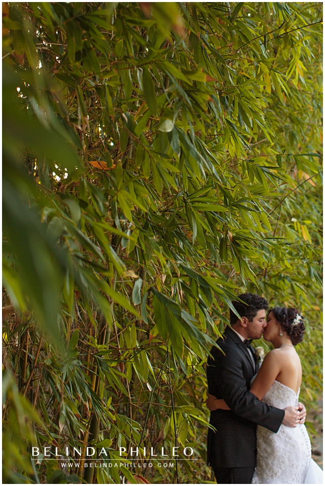 bridal potraits at cerritos sculpture garden