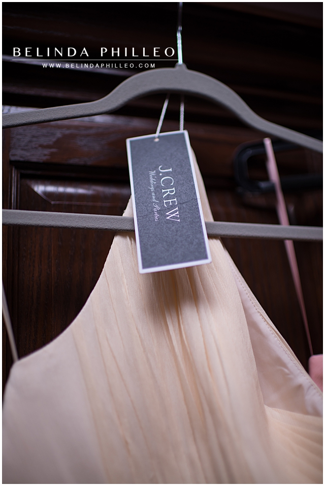 Blush J. Crew bridesmaid gowns 