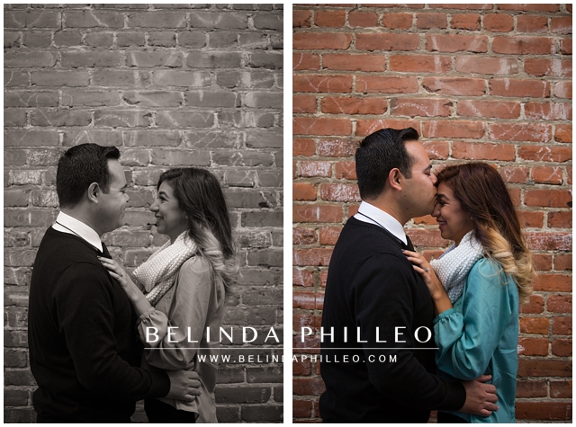 Orange Circle Engagement Photos