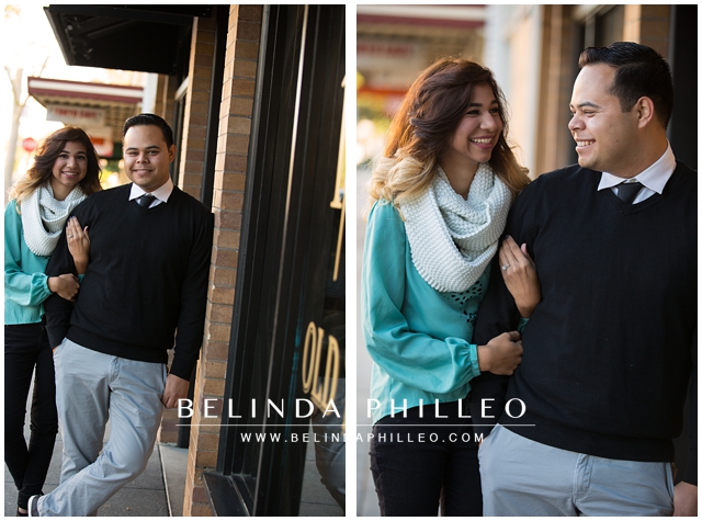 Orange Circle Engagement Photos