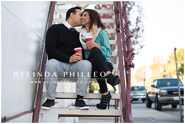 Orange Circle Engagement Photos