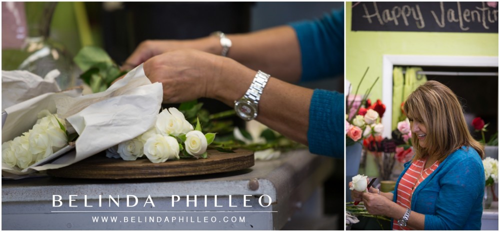 Pamela Morales creates beautiful bridal bouquets at Weeds and Company Florist in Garden Grove, CA