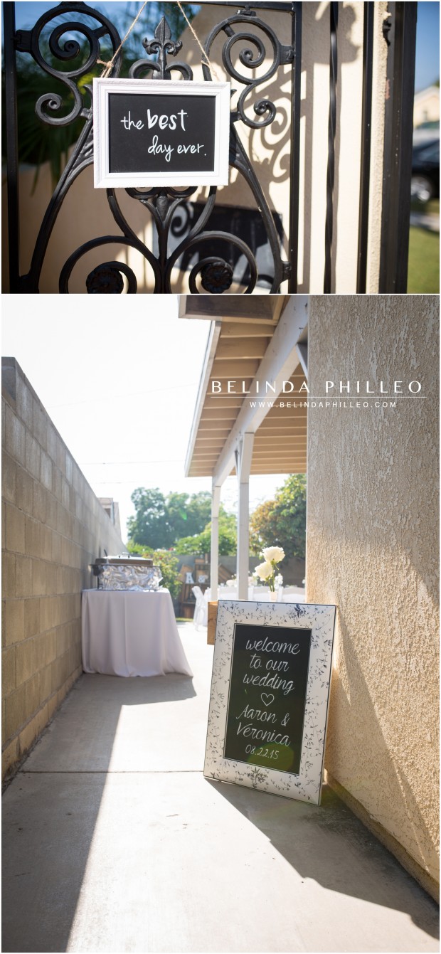 Intimate backyard wedding | Buena Park, CA