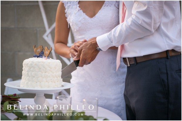 Intimate backyard wedding in Buena Park, CA