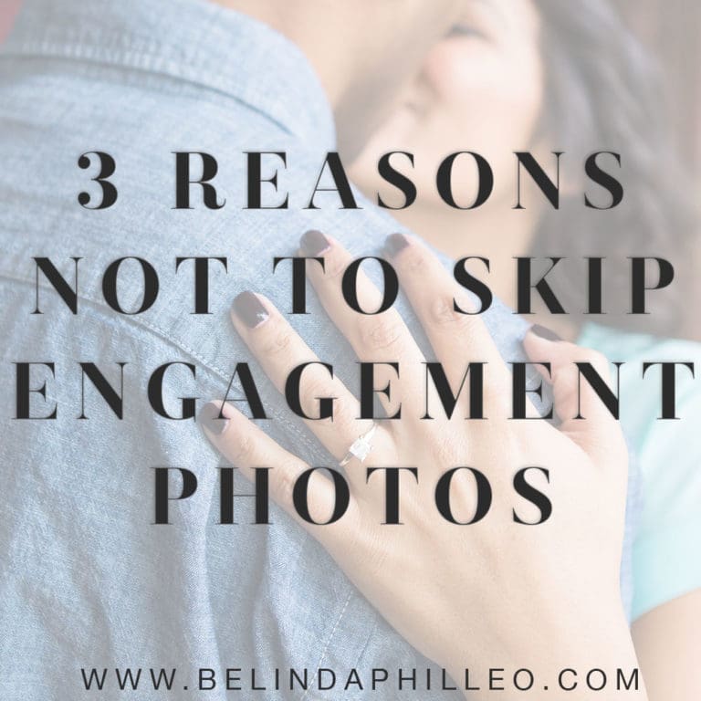 why you shouldn't skip out on engagement photos