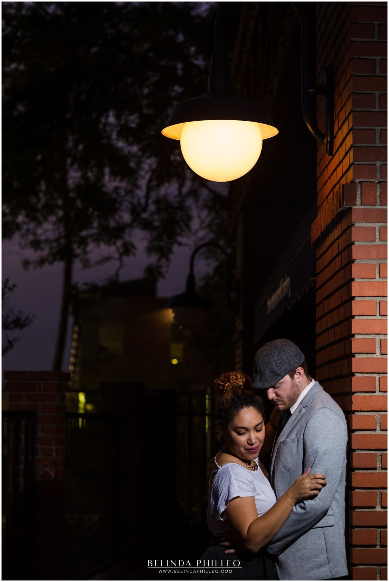 Vintage Engagement shoot, Downtown Fullerton. Photographed by Belinda Philleo