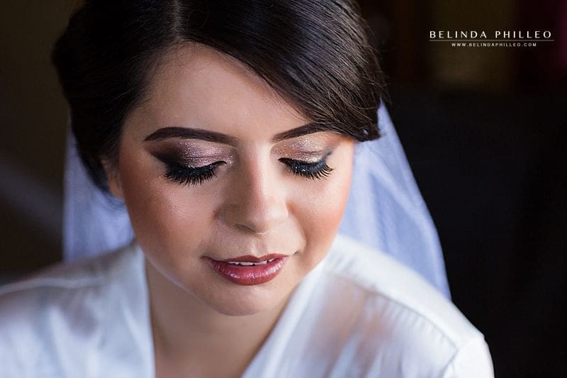smokey eye bridal makeup look