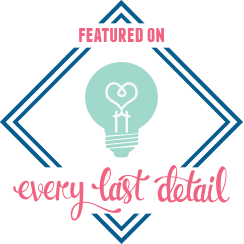 We've been featured on the every last detail blog