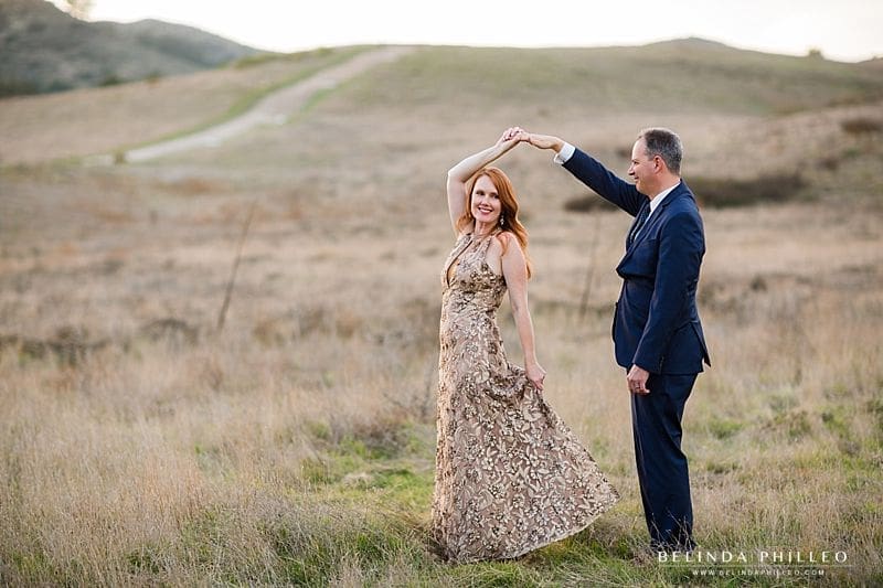 Dreamy Couples Photoshoot in Coto De Caza. Romantic Engagment photos at Thomas F. Riley Wildnerness Park