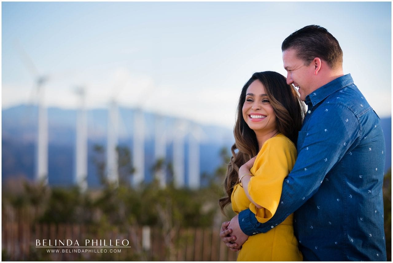 Adventure engagement shoot in Palm Springs by Belinda Philleo