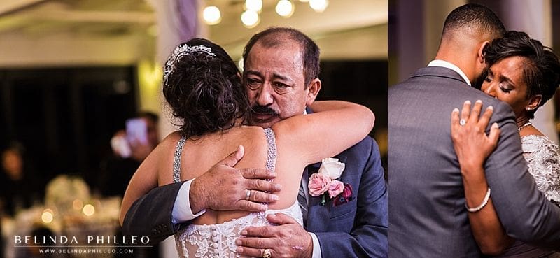 Father daughter and mother son dances at Casa De Lago Wedding in Orange, CA