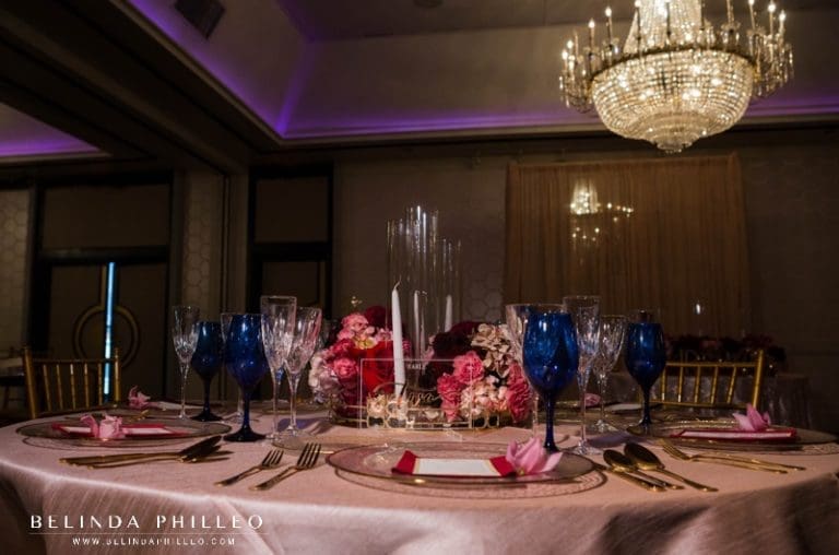 Blush, Merlot & Gold Wedding Inspiration | The Hills Hotel Laguna
