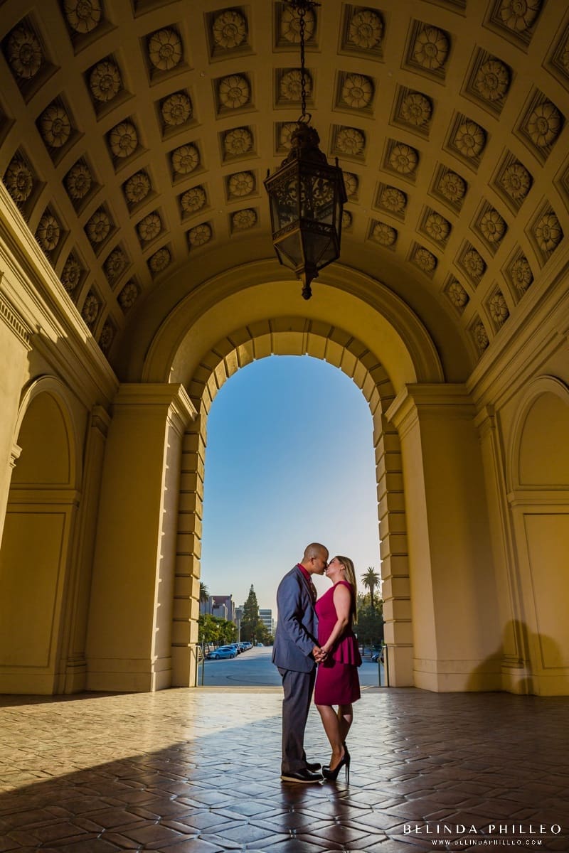 Pasadena City Hall Engagement photography by Belinda Philleo
