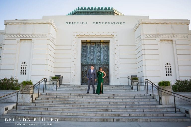 Griffith Observatory Engagement Photos | Veronica & Robert