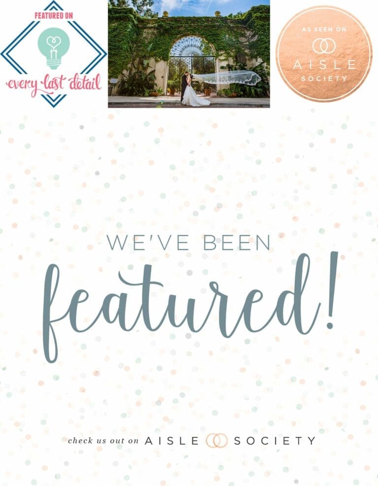 Featured On Every Last Detail: All White Floral Wedding in Los Angeles
