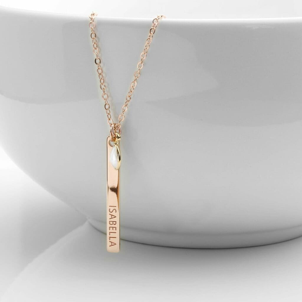 bridesmaid gifts necklace from Mignon and Mignon on Etsy
