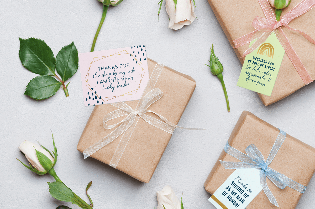 Printable bridesmaid gift tags