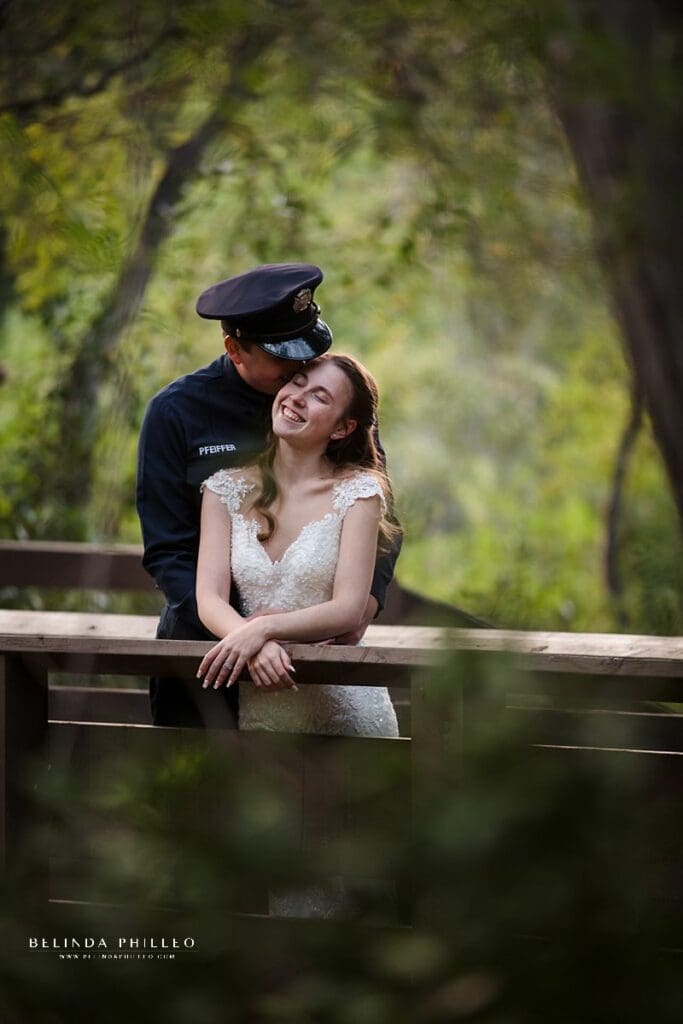 Oak Canon Nature Center wedding portraits