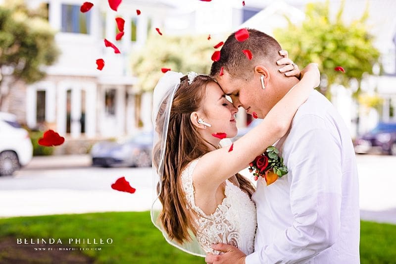 Newlyweds share a unique and private first dance during their Newport Beach elopement