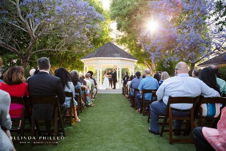 Tropical and Intimate Heritage Museum of Orange County Wedding