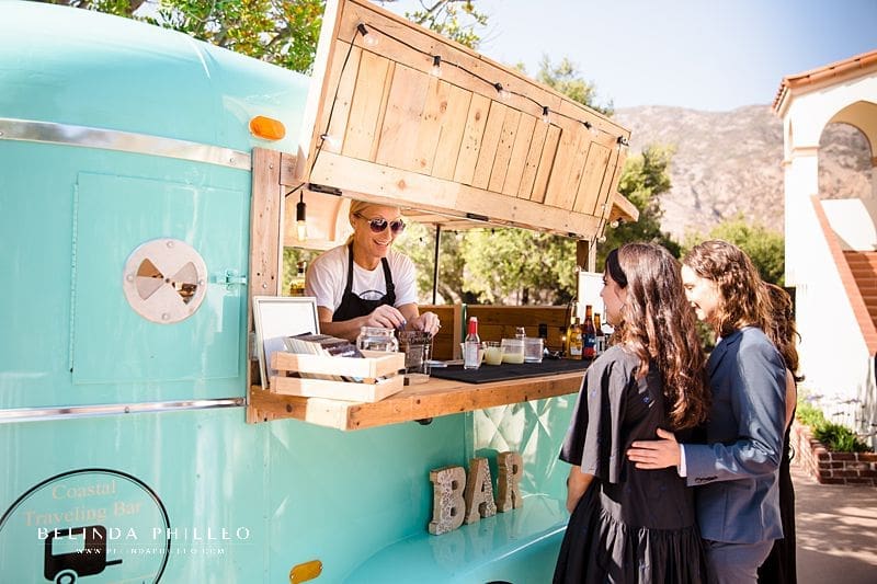 Costal Traveling Bar onsite bar service for events and weddings in Southern California.