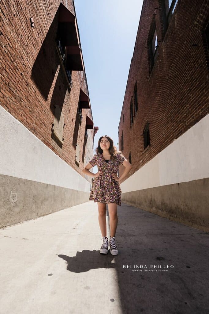 Urban portraits in Orange Circle in Orange, CA by Belinda Philleo
