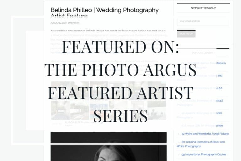 Featured On: The Photo Argus