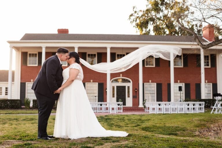 White & Sage Green Wedding at Crestmore Manor | Carlos & Daniela