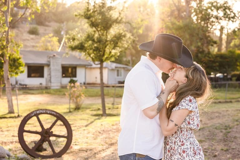 M&T’s Western Ranch Style Engagement Session in La Habra Heights, CA