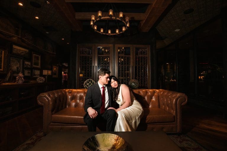 Intimate Laguna Hills Civic Center Ceremony and Reception at Water Grill