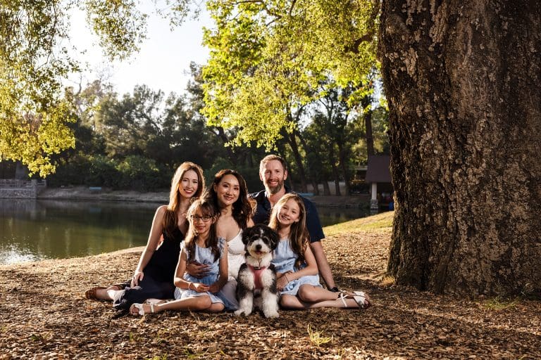 Summertime Family Portraits at Irvine Regional Park