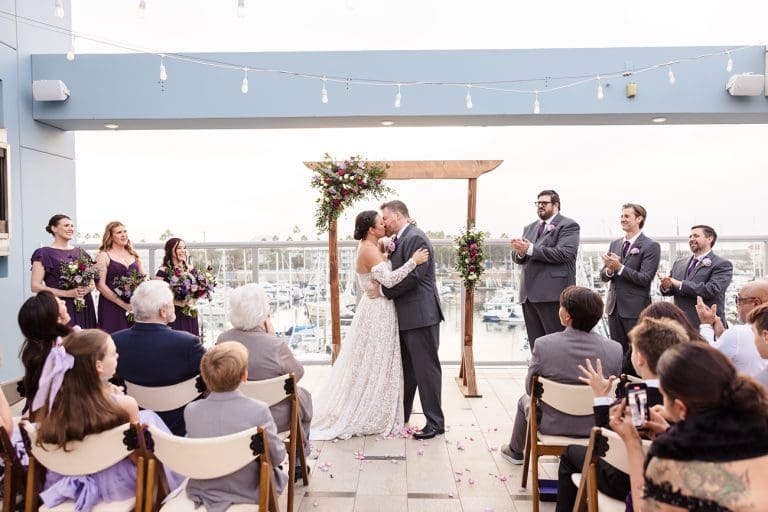 Shade Hotel Wedding in Redondo Beach | Romantic Coastal Fall Celebration