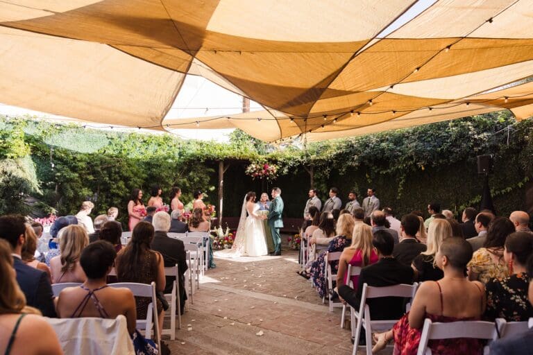 Colorful & Fun Seventh Place Wedding in DTLA